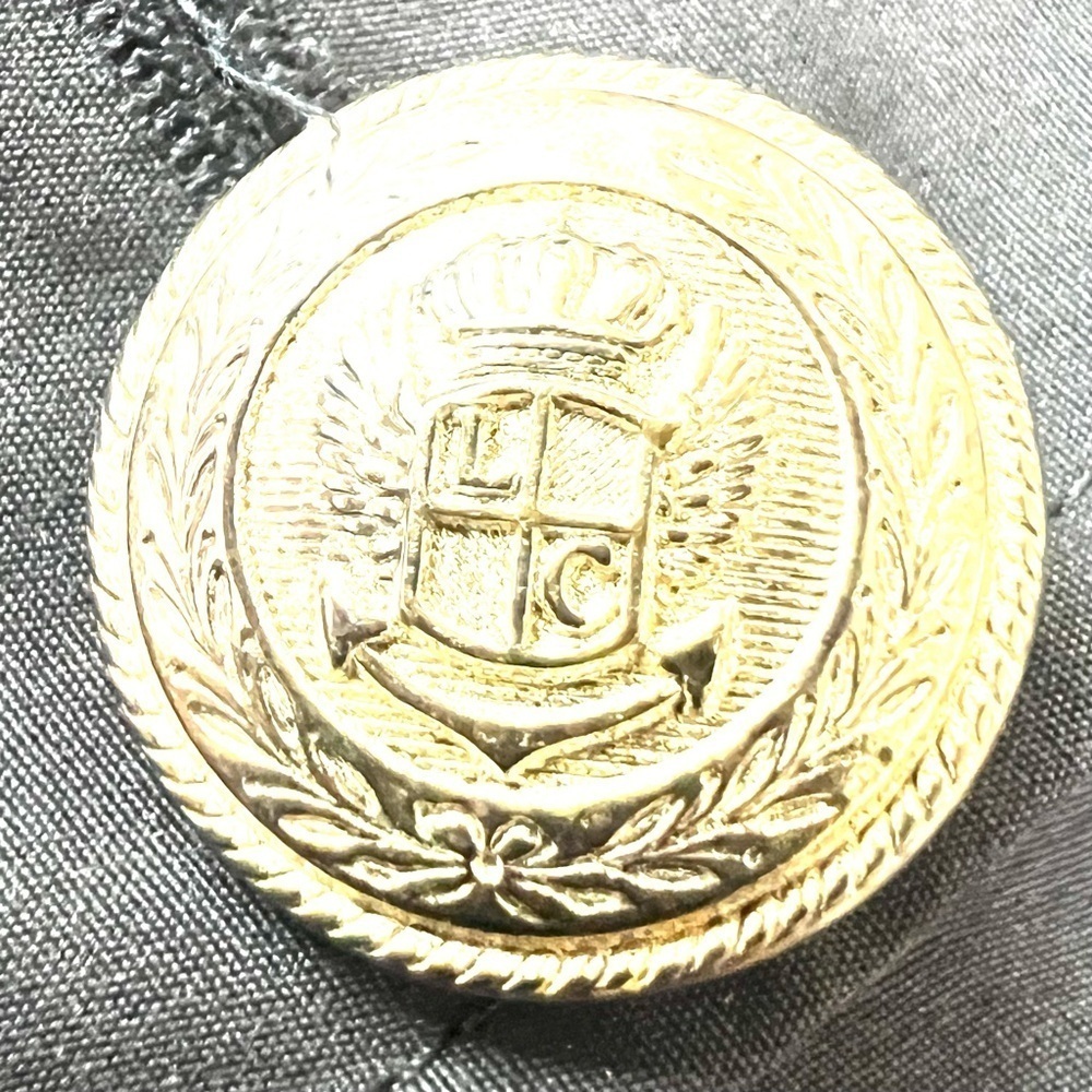 Celine Authentic Designer Navy Blue Cotton 2 Button Blazer Jacket Women’s EU 40 - Picture 11 of 13